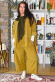 Bateau Needlecord Lazy Layer Top Mucky Olive